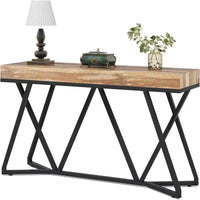 Tribesigns 55.12 Table de canapé effet bois