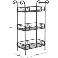 Noreen étagère à 3 niveaux - intérieur/extérieur - PAT5006 - Safavieh