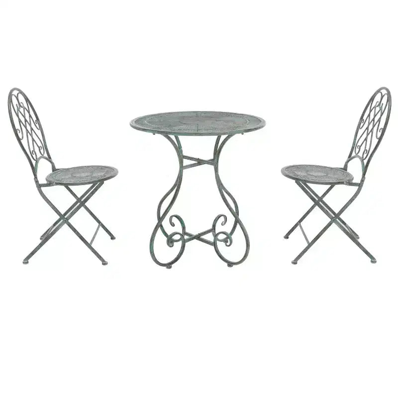 Ensemble de bistrot 3 pièces Adriel - Intérieur/Extérieur - PAT5031 - Safavieh