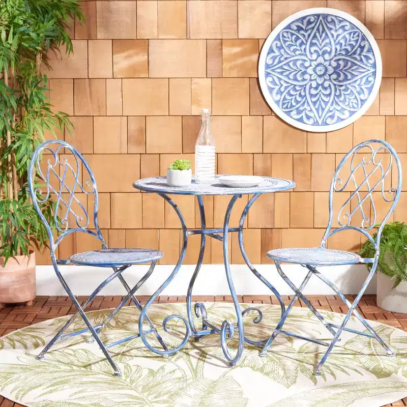Ensemble de bistrot 3 pièces Adriel - Intérieur/Extérieur - PAT5031 - Safavieh