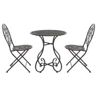 Ensemble de bistrot 3 pièces Adriel - Intérieur/Extérieur - PAT5031 - Safavieh