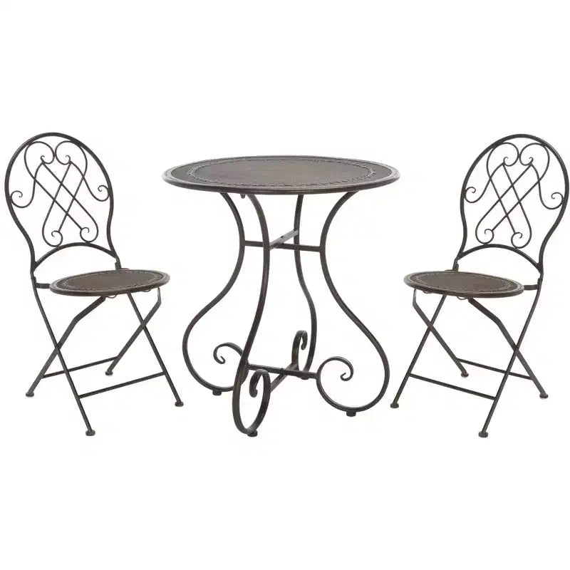Ensemble de bistrot 3 pièces Adriel - Intérieur/Extérieur - PAT5031 - Safavieh