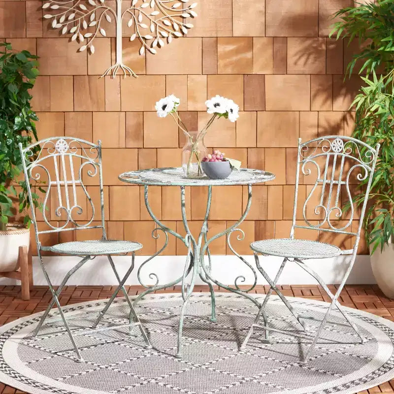 Semly, ensemble de bistro 3 pièces – Intérieur/extérieur – PAT5028 – Safavieh