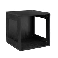 Hasting Home table d'extrémité modulaire empilable moderne en cube à côtés ouverts