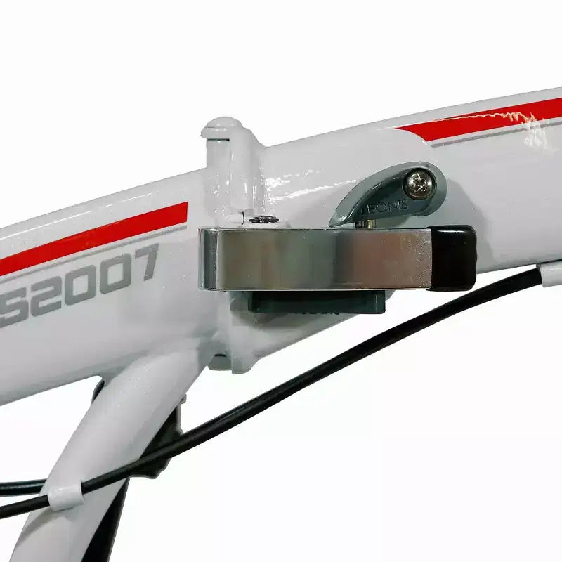 Vélo pliant compact Xspec 20 7 vitesses, pour trajets urbains, blanc (NON électrique)