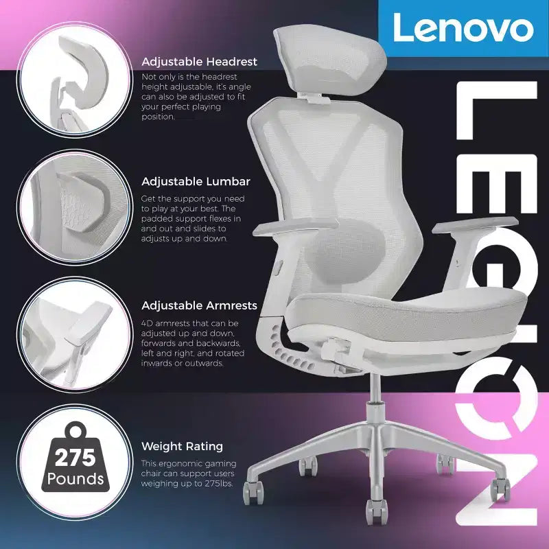 Chaise de jeu Lenovo Legion