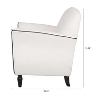 Fauteuils d'appoint modernes pour le salon