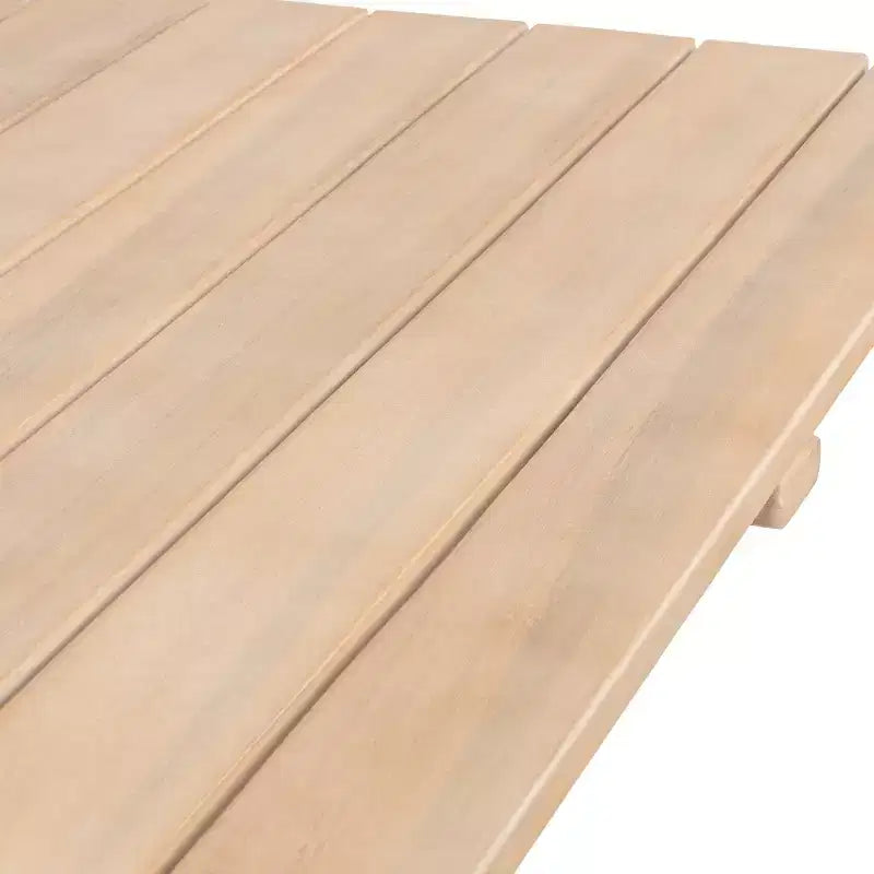 Ensemble bistrot d'extérieur pliant 3 pièces en bois d'acacia Javea Modern Coastal