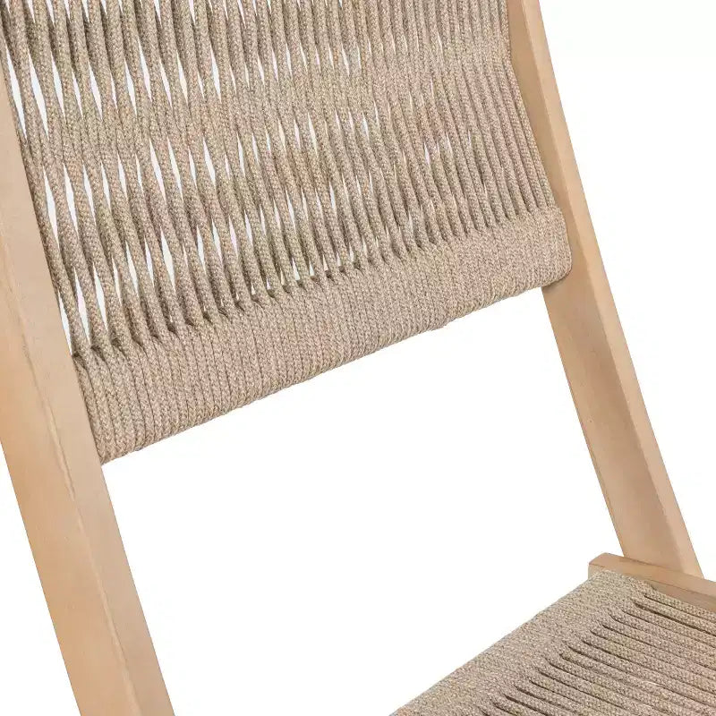 Ensemble bistrot d'extérieur pliant 3 pièces en bois d'acacia Javea Modern Coastal