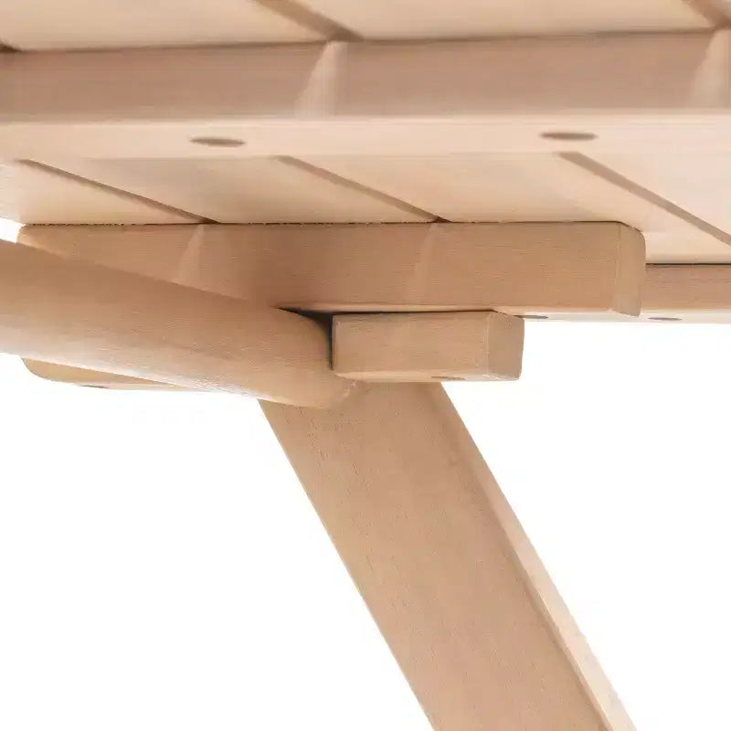 Ensemble bistrot d'extérieur pliant 3 pièces en bois d'acacia Javea Modern Coastal