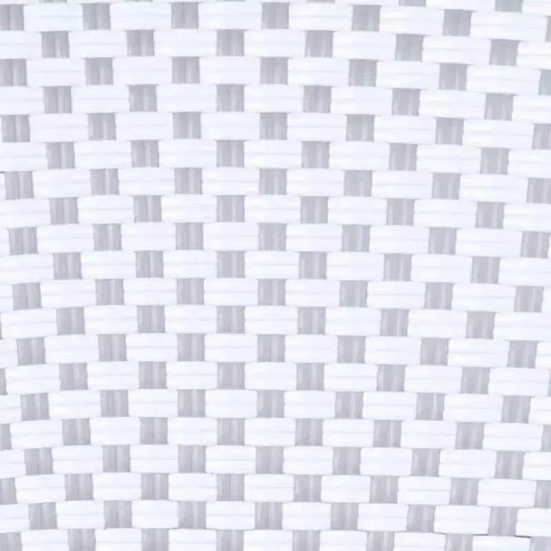 Flash Furniture Lourdes Table de bistrot commerciale intérieur/extérieur 31,5 po, rotin PE, dessus en verre avec 4 chaises empilables