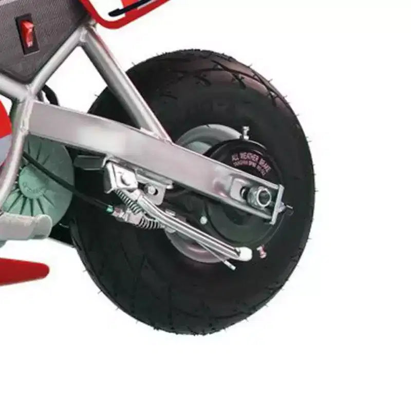 Razor Mini vélo électrique 24 Volt 1 vitesse, moto de course tout-terrain Pocket Rocket avec pneus pneumatiques 10, vitesses jusqu'à 15 MPH, âges 13 et plus, lot de 2, rouge