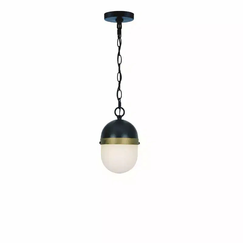 Crystorama Lighting Capsule Suspension 3 lumières en noir mat