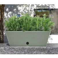 Tierra Garden Jardinière rectangulaire en bambou à arrosage automatique 16