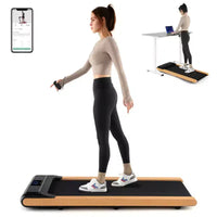 Tapis de marche 3-en-1 Costway sous le bureau avec télécommande, application intelligente et écran LED