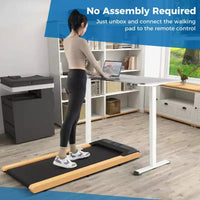 Tapis de marche 3-en-1 Costway sous le bureau avec télécommande, application intelligente et écran LED