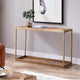Table console SEI Furniture Darren moderne en bois récupéré