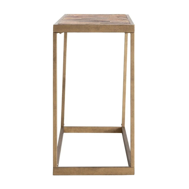 Table console SEI Furniture Darren moderne en bois récupéré