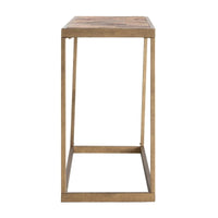 Table console SEI Furniture Darren moderne en bois récupéré
