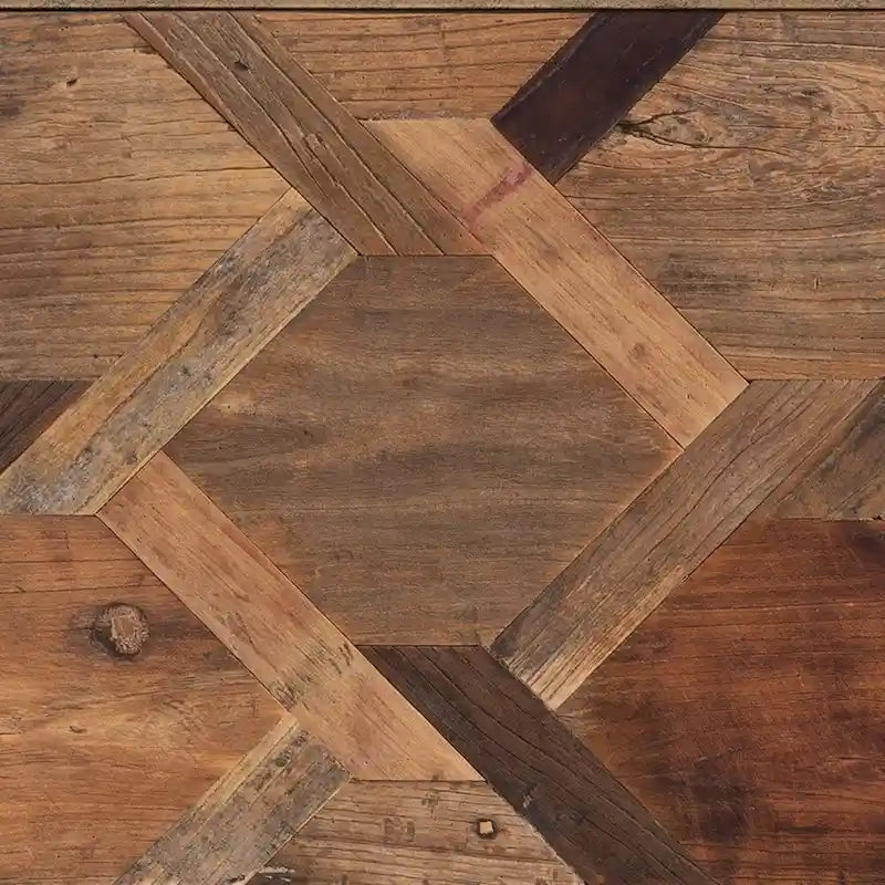 Table console SEI Furniture Darren moderne en bois récupéré
