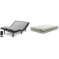 Ensemble de matelas hybride Signature Design by Ashley Chime 10 pouces noir/blanc, 2 pièces