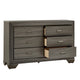 Commode ou chiffonnier Corbett Grey en panneaux de bois par iNSPIRE Q Classic