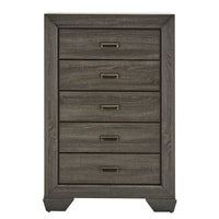 Commode ou chiffonnier Corbett Grey en panneaux de bois par iNSPIRE Q Classic