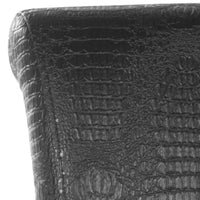 Tabouret de comptoir en similicuir noir Jenelle de SAFAVIEH - 18,7 L x 23 P x 36,4 H - 19Lx23Px36H