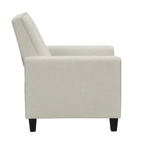 Fauteuil inclinable rembourré gansé en tissu traditionnel Haynes par Furniture of America