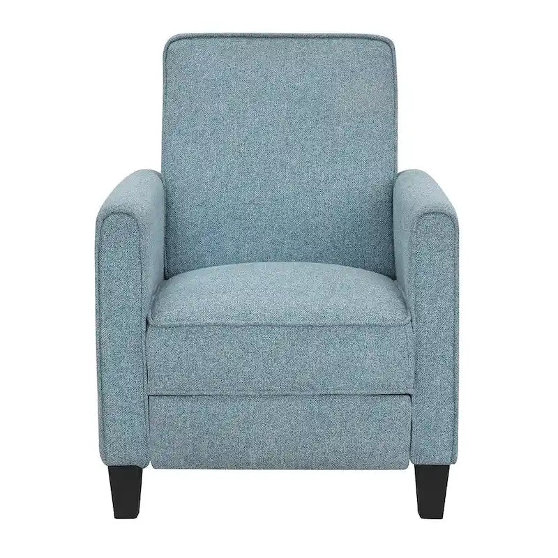 Fauteuil inclinable rembourré gansé en tissu traditionnel Haynes par Furniture of America