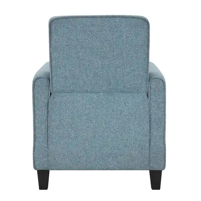 Fauteuil inclinable rembourré gansé en tissu traditionnel Haynes par Furniture of America