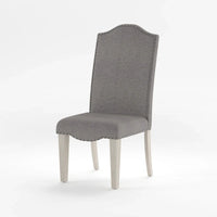 Chaises de salle à manger en tissu gris antique Sope (Lot de 2) par Furniture of America