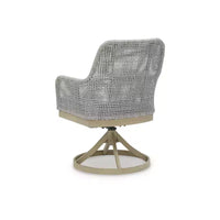 Signature Design by Ashley Seton Creek Chaise de salle à manger pivotante extérieure (lot de 2), gris