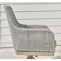 Signature Design by Ashley Seton Creek Chaise de salle à manger pivotante extérieure (lot de 2), gris