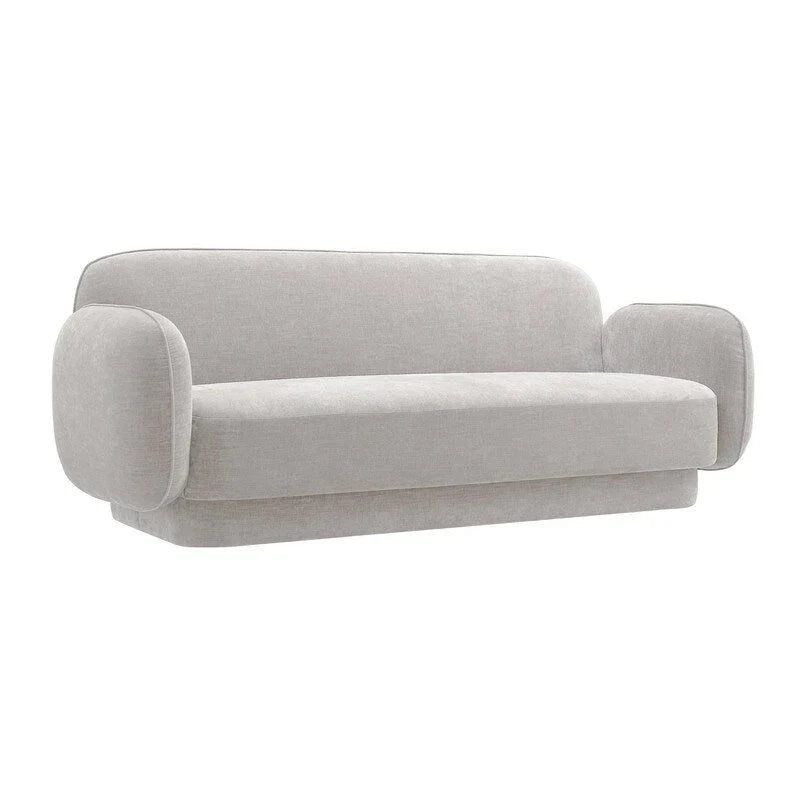 Canapé en velours texturé Kandor - 84,7L x 34,3P x 32,1H