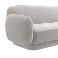 Canapé en velours texturé Kandor - 84,7L x 34,3P x 32,1H