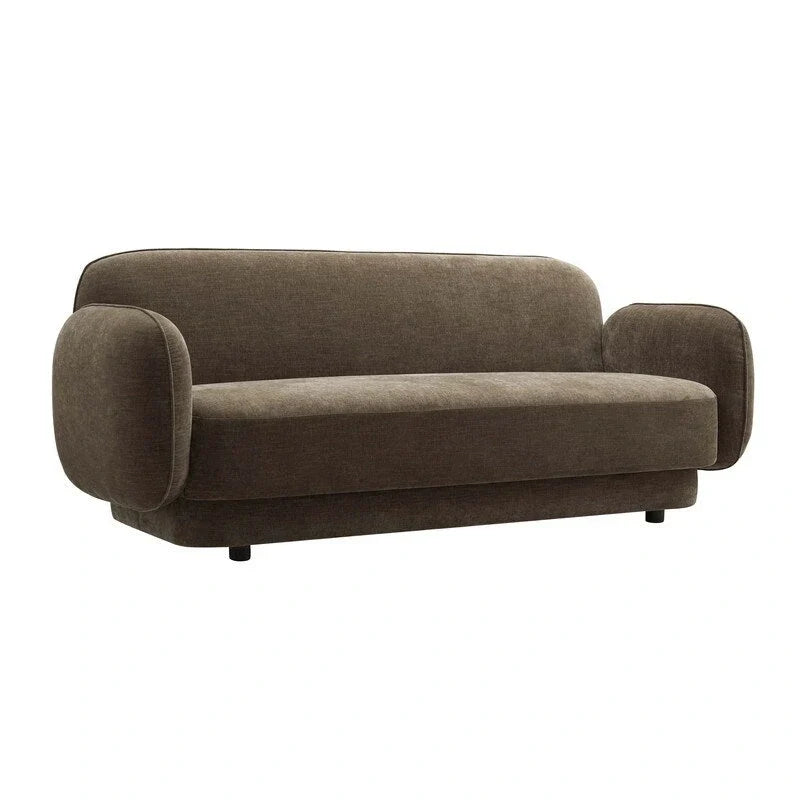 Canapé en velours texturé Kandor - 84,7L x 34,3P x 32,1H