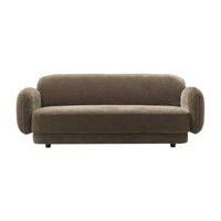 Canapé en velours texturé Kandor - 84,7L x 34,3P x 32,1H