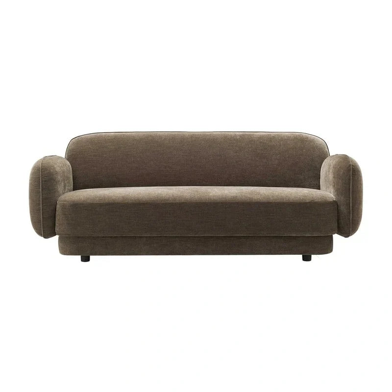 Canapé en velours texturé Kandor - 84,7L x 34,3P x 32,1H