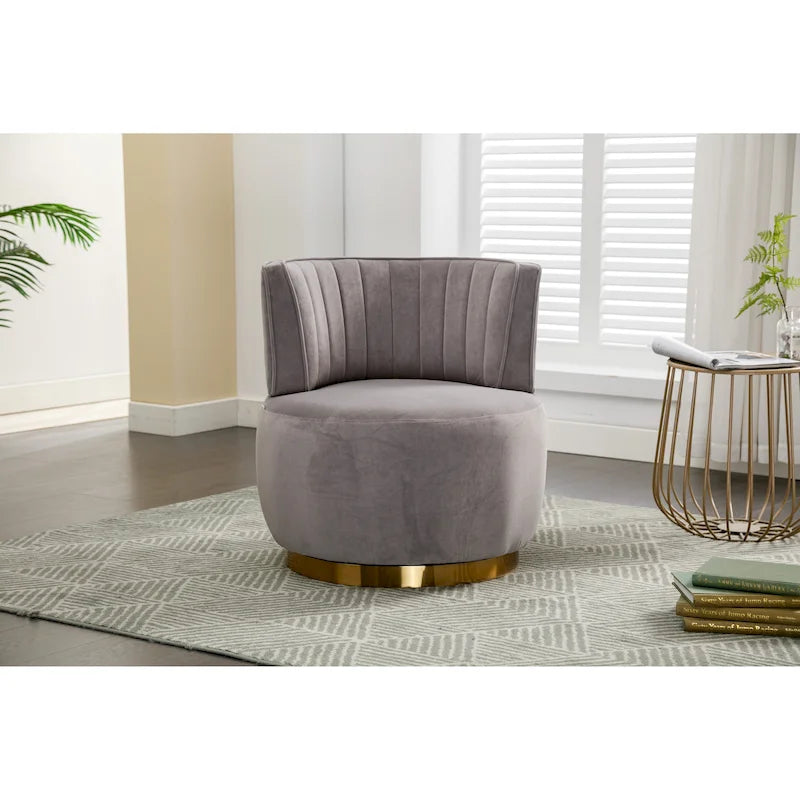 Fauteuil crapaud pivotant à 360 degrés
