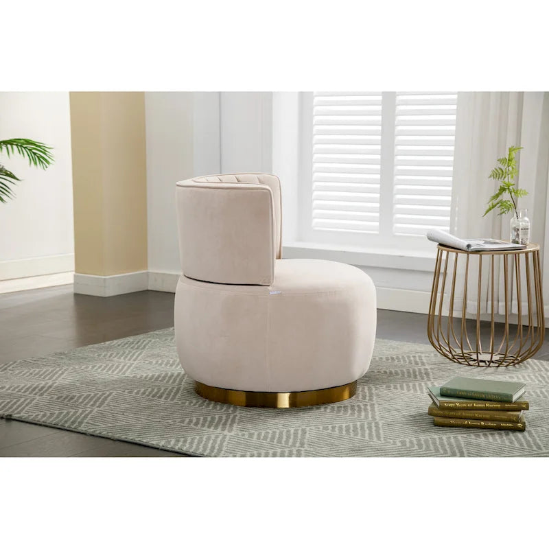Fauteuil crapaud pivotant à 360 degrés