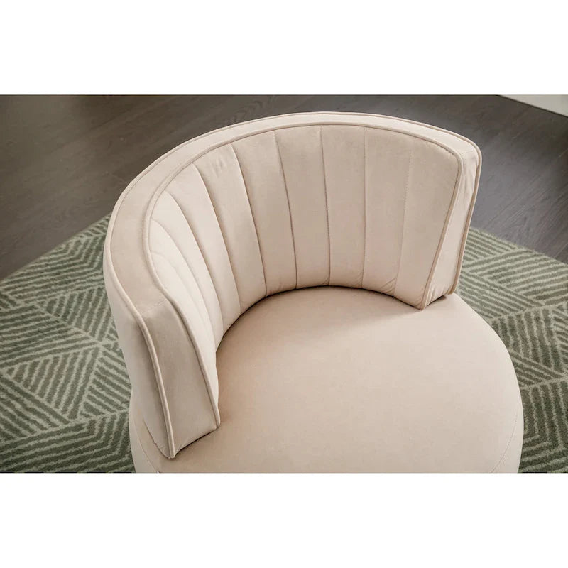 Fauteuil crapaud pivotant à 360 degrés