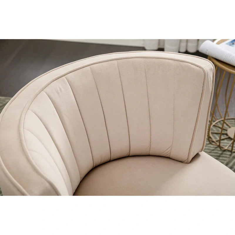 Fauteuil crapaud pivotant à 360 degrés