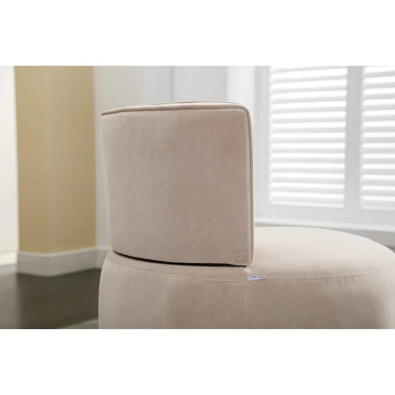 Fauteuil crapaud pivotant à 360 degrés