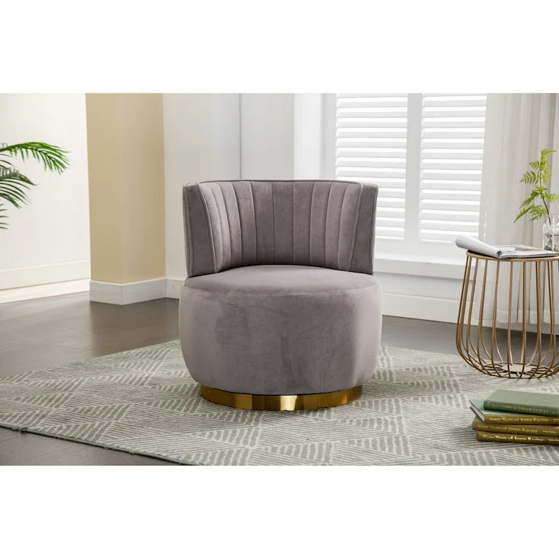 Fauteuil crapaud pivotant à 360 degrés