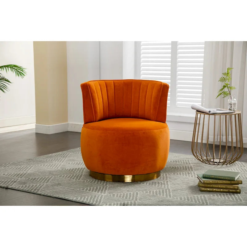 Fauteuil crapaud pivotant à 360 degrés