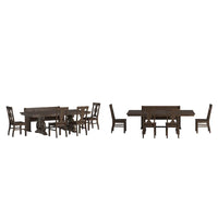 Ensemble de salle à manger extensible Vikos Wood