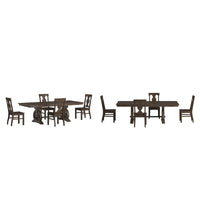 Ensemble de salle à manger extensible Vikos Wood