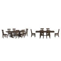 Ensemble de salle à manger extensible Vikos Wood