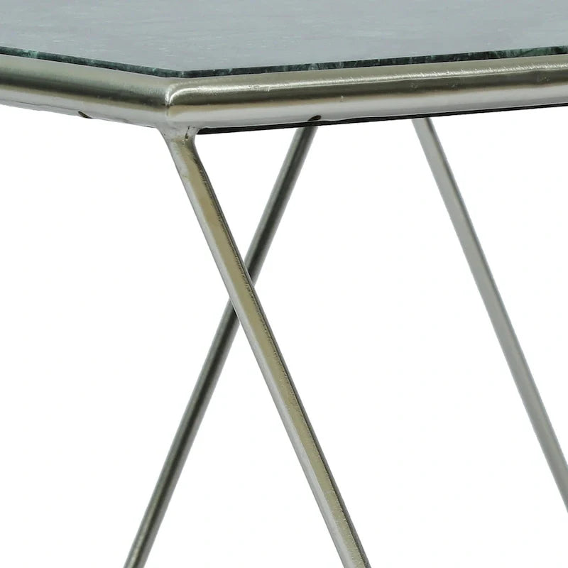 Table basse moderne Sardis en marbre fabriquée à la main par Christopher Knight Home - 37,00 L x 19,00 l x 18,00 H